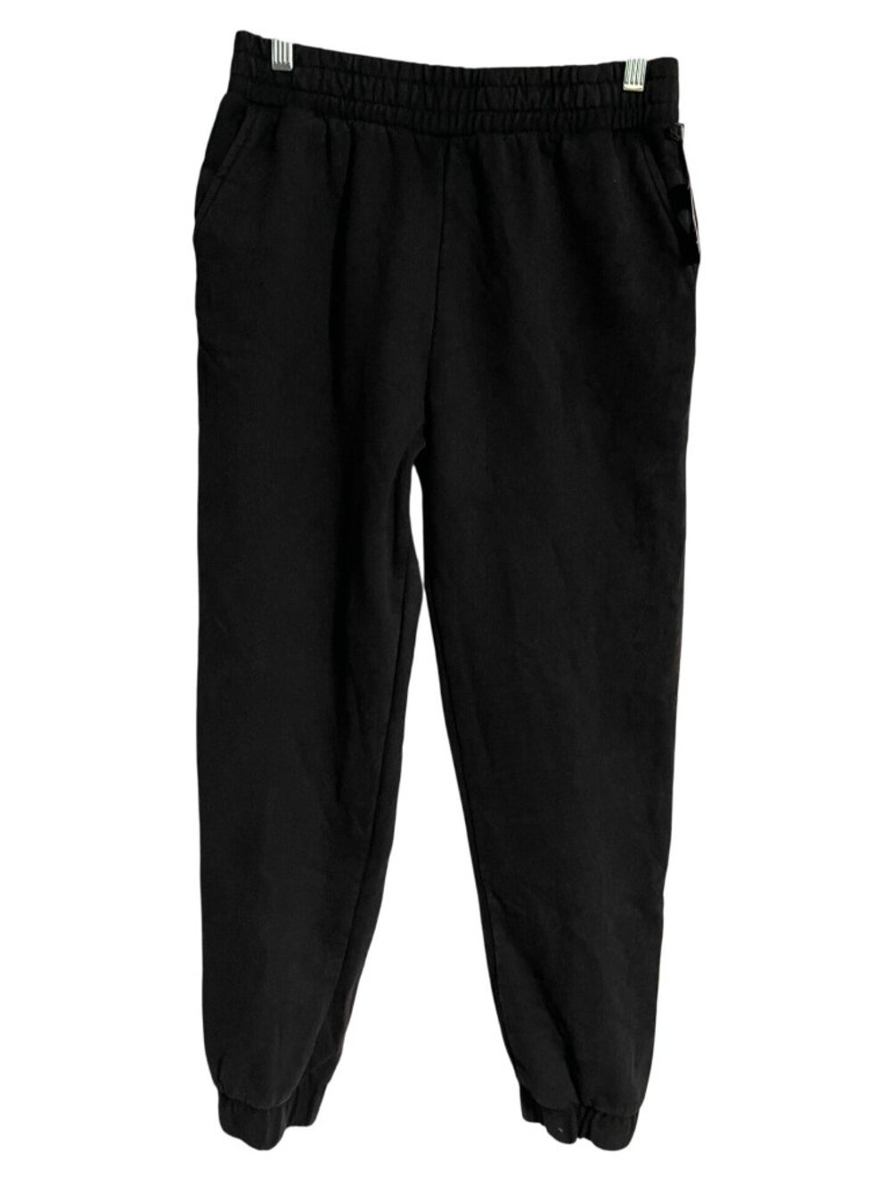 Starbelle Womens Black Jogger Pants Elastic Waist Size L Soft Fabric